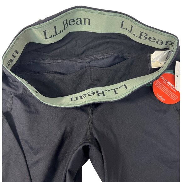 L.L. Bean Sunblocking Swimwear XS Capri Leggings UPF 50+ Black - Picture 4 of 8